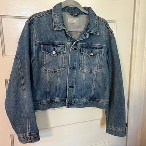 NWOT Everlane The Shrunken Denim Jacket Size XL